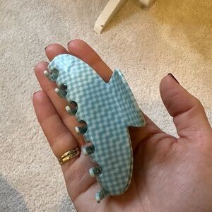 Blue Checkered Emi Jay Hair Claw Clip